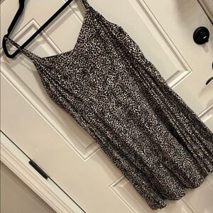 Old Navy Black and White Leopard Print Camisole